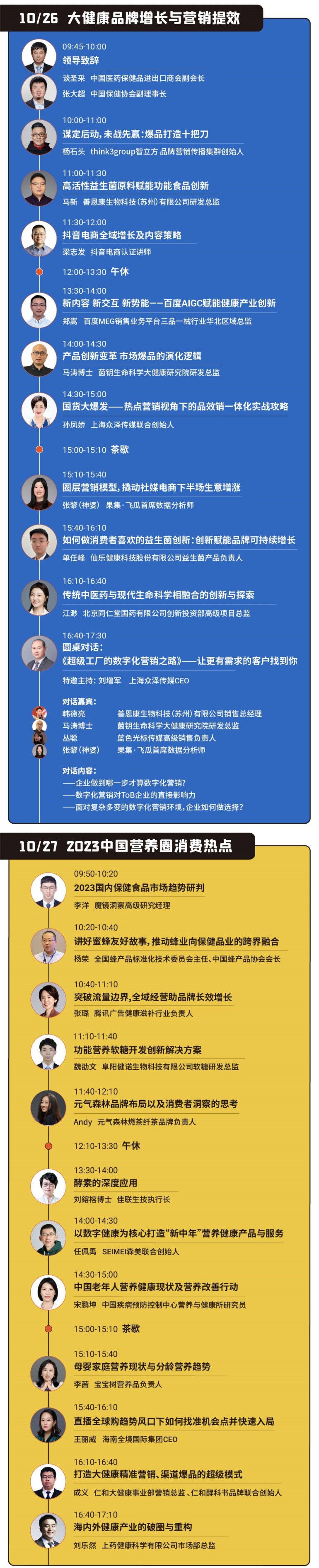  【展会指南】10月北京营养健康展开幕啦！免费门票+议程+路线放送！-第3张图片